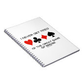 Ik word nooit bang van het grote spel van de brug notitieboek (Rechterzijde)