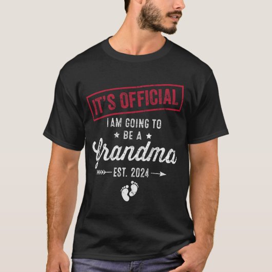 Ik word oma eerste Moederdag voor oma T-shirt (Voorkant)