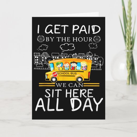 Ik word per uur betaald We kunnen hier de hele dag Kaart (Voorkant)