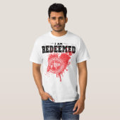 Ik word teruggezet met een geklapt hartstempel t-s t-shirt (Voorkant volledig)
