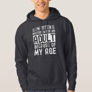 Ik word vaak aangezien voor een volwassene vanwege hoodie