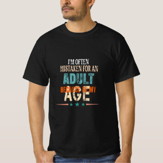 Ik word vaak aangezien voor een volwassene vanwege t-shirt
