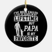 Ik word vaak genoemd, maar papa is van vader keramisch ornament (Achterkant)