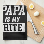 Ik word vaak genoemd, maar papa is van vader theedoek (Quarter Fold)