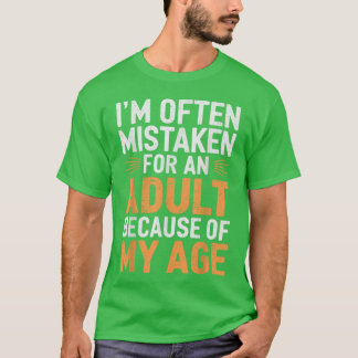 Ik word vaak voor een volwassene aangezien vanwege t-shirt
