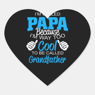 Ik word vader genoemd omdat ik veel te cool gesche hart sticker