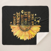 Ik word verpleegster sherpa deken (Voorkant (horizontaal))