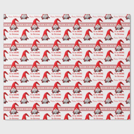 Ik word voor Kerstmis genoom. Cadeaupapier (Vlak)