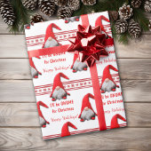 Ik word voor Kerstmis genoom. Cadeaupapier