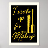 Ik word wakker voor make-up poster (Voorkant)