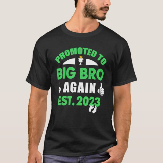Ik word weer een grote broer 2023 Big Bro T-shirt (Voorkant)