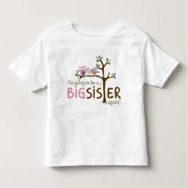 Ik word weer een grote zus! kinder shirts