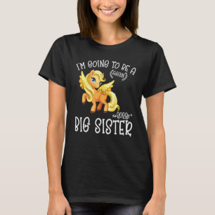 Ik word weer een grote zus schattige eenhoorn G T-shirt