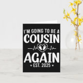 Ik word weer neef/oom in 2025 gepromoveerd tot nee kaart (Gele Bloem)