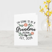 Ik word weer oma 2026 kleinbaby Anno Kaart (Gele Bloem)