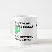 Ik word zo een Grappige Mok van de Dinosaurus (Voorkant links)