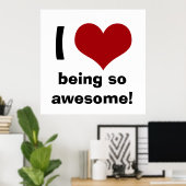 Ik word zo Geweldige. Poster (Thuiskantoor)