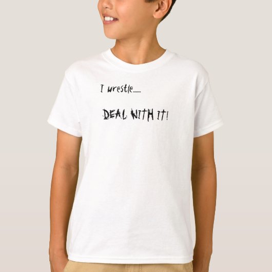 Ik worstel.........DOE HET AAN! T-shirt (Voorkant)