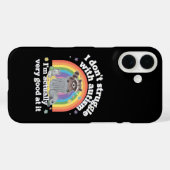 Ik Worstelen Niet Met Autisme Autistisch Grappige Case-Mate iPhone Case (Achterkant (horizontaal))