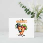 Ik wortel echt over je grappige vegii postkaart (Staand voorkant)