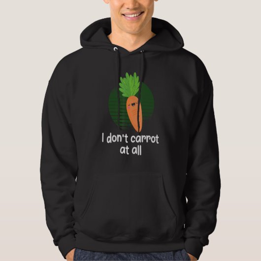 Ik wortel helemaal niet. hoodie (Voorkant)