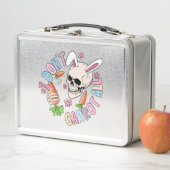 Ik wortel helemaal niet - Schattige schedelkonijn  (In situ)