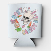 Ik wortel helemaal niet - Schattige schedelkonijn  Blikjeskoeler (Voorkant)
