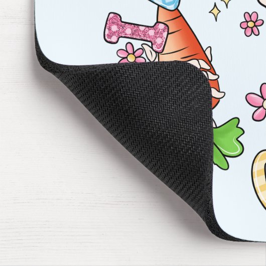 Ik wortel helemaal niet - Schattige schedelkonijn  Muismat (Hoek)