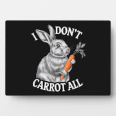 Ik wortel niet alle grappige paashaas fotoplaat (voorkant)