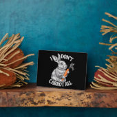 Ik wortel niet alle grappige paashaas fotoplaat (Zijkant)