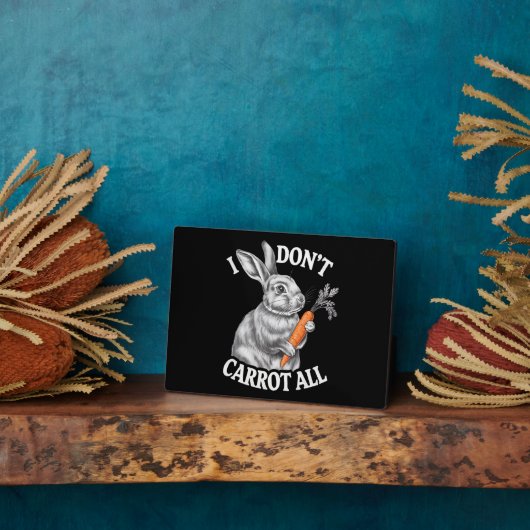 Ik wortel niet alle grappige paashaas fotoplaat (Zijkant)