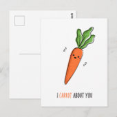 Ik Wortel Om Je Hin Punt Briefkaart (Voorkant / Achterkant)