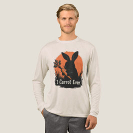 Ik Wortel Zelfs Grappige Konijn Konijn Groente Woo Tri-Blend Shirt