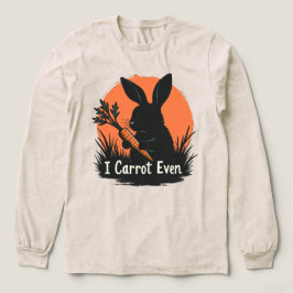 Ik Wortel Zelfs Grappige Konijn Konijn Groente Woo Tri-Blend Shirt