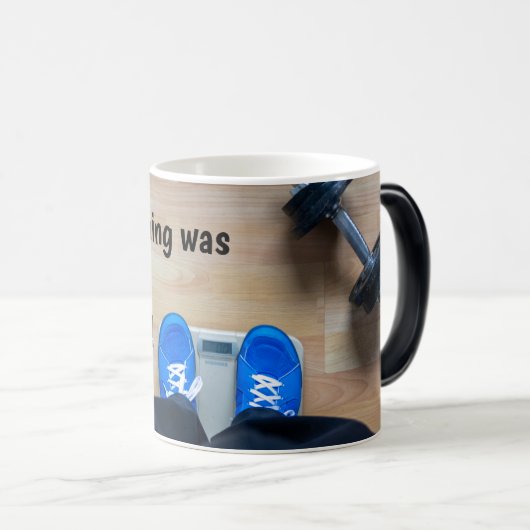 Ik wou dat alles even gemakkelijk was als vet krij magische mok (Voorkant rechts)