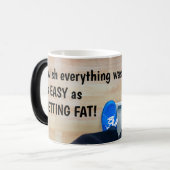 Ik wou dat alles even gemakkelijk was als vet krij magische mok (Voorkant links)