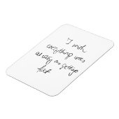 Ik wou dat alles zo makkelijk was als vet grappig  magneet (Linkerzijde)