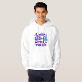 Ik wou dat Ctrl Z in het echte leven werkte - tech Hoodie (Voorkant volledig)