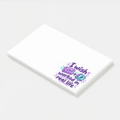Ik wou dat Ctrl Z in het echte leven werkte - tech Post-it® Notes (Schuin)