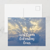 Ik wou dat de hemel bezoekuren had | Condoleancere Briefkaart (Voorkant / Achterkant)