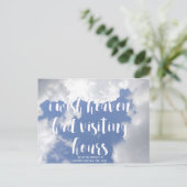 Ik wou dat de hemel bezoekuren had | In herinnerin Briefkaart (Staand voorkant)