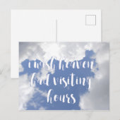 Ik wou dat de hemel een bezoekuur had | Sympathiep Briefkaart (Voorkant / Achterkant)