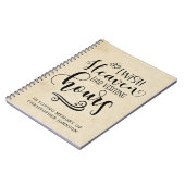 Ik wou dat de hemel.. Grief Keepomwille Journal Notitieboek (Linkerzijde)