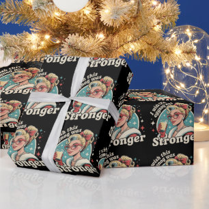 Ik wou dat deze eggnog sterker was Familie Kerstmi Cadeaupapier