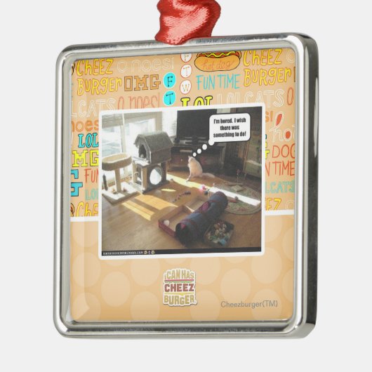 Ik wou dat er iets te doen was metalen ornament (Links)