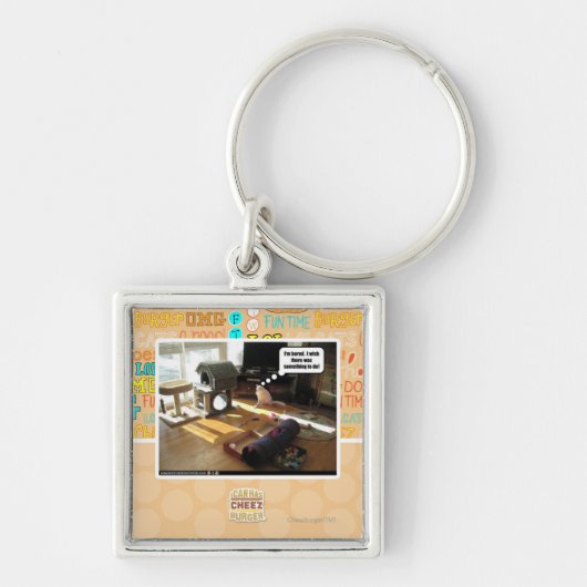 Ik wou dat er iets te doen was sleutelhanger (Voorkant)