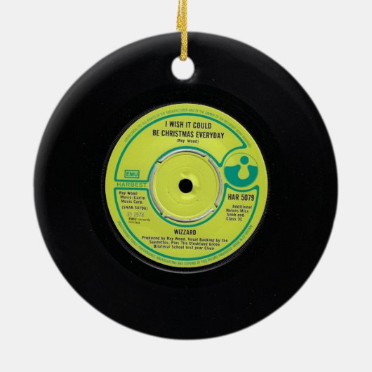Ik wou dat het elke dag kerst Ornament kon zijn (Achterkant)