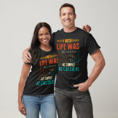 Ik wou dat het leven net zo simpel was als analyse t-shirt (Unisex)