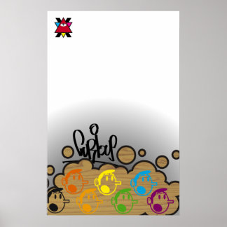 Ik wou dat ik aandacht had geschonken in winkelkla poster