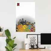 Ik wou dat ik aandacht had geschonken in winkelkla poster (Thuiskantoor)